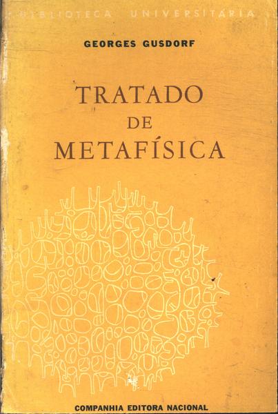 Tratado De Metafísica