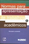 Normas Para Apresentação De Trabalhos Acadêmicos