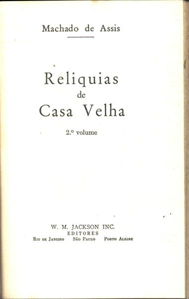 Relíquias De Casa Velha Vol 2