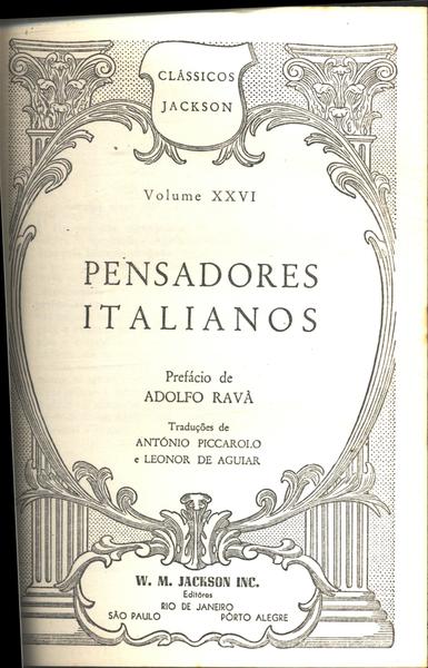 Pensadores Italianos