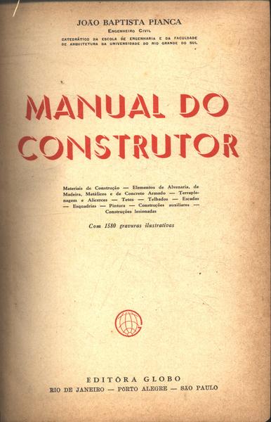Manual Do Construtor
