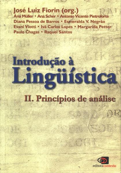 Introdução À Linguística Vol. 2