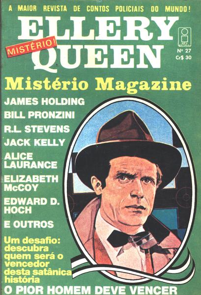 Mistério Magazine De Ellery Queen Nº 27