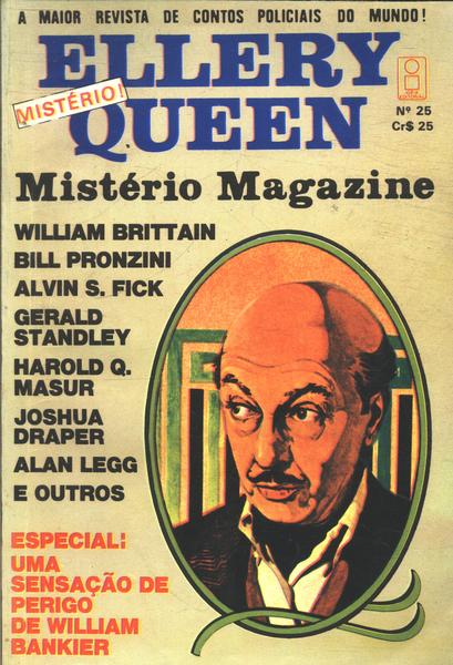 Mistério Magazine De Ellery Queen Nº25