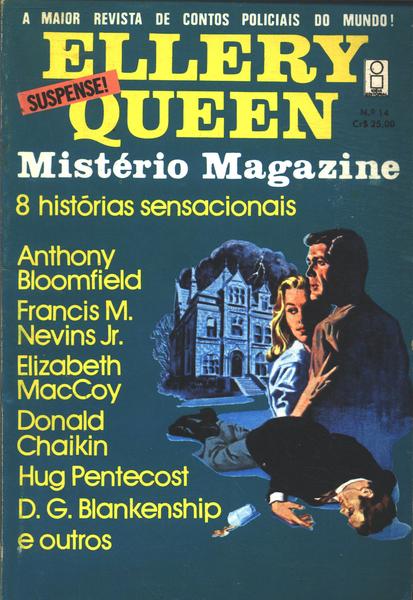 Mistério Magazine De Ellery Queen Nº 14