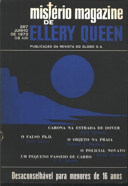 Mistério Magazine De Ellery Queen Nº287