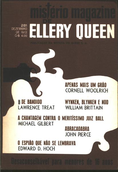 Mistério Magazine De Ellery Queen Nº281