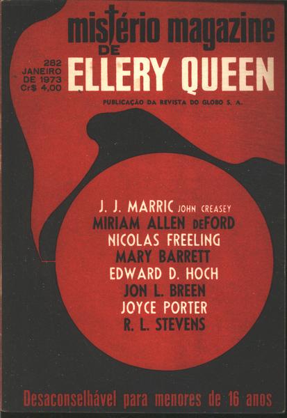 Mistério Magazine De Ellery Queen Nº282