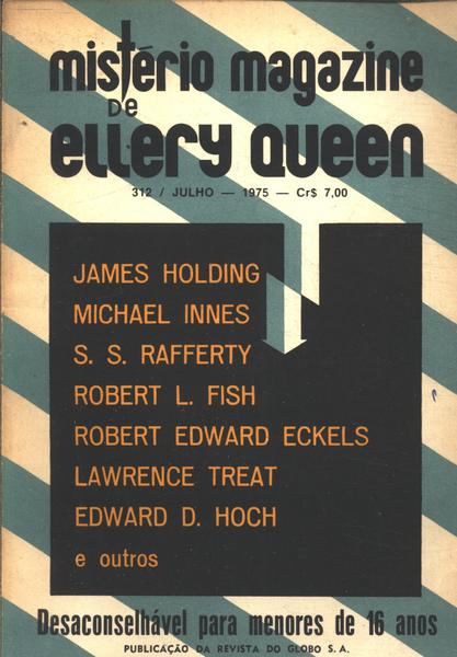 Mistério Magazine De Ellery Queen Nº312