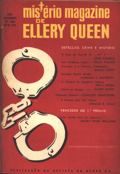 Mistério Magazine De Ellery Queen Nº242