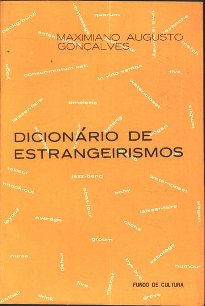 Dicionário De Estrangeirismos