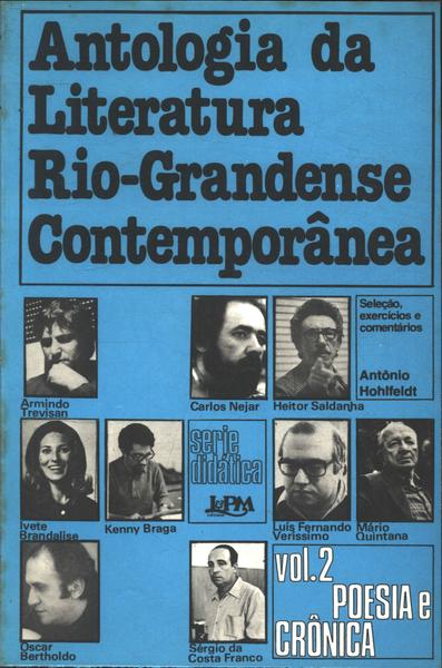 Antologia Da Literatura Rio-grandense Contemporânea Volume 2