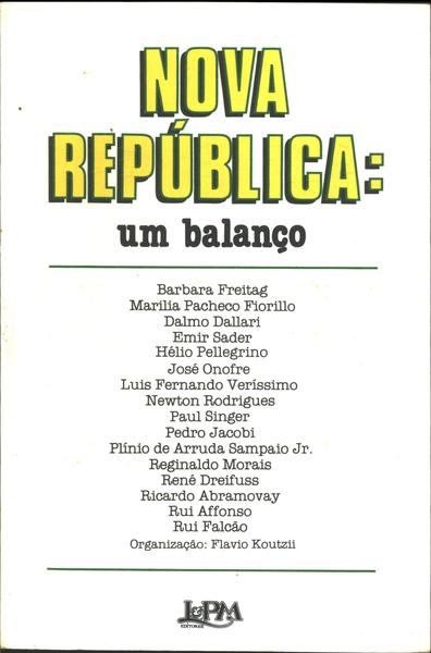 Nova República: Um Balanço