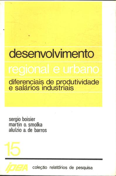 Desenvolvimento Regional E Urbano