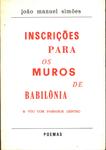 Inscrições Para Os Muros De Babilônia