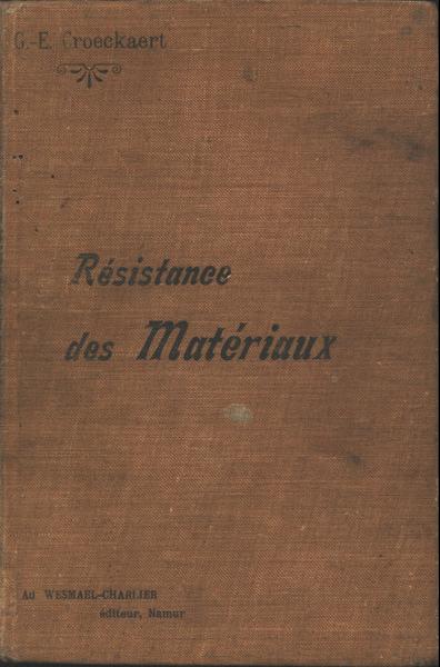 Résistance Des Matériaux