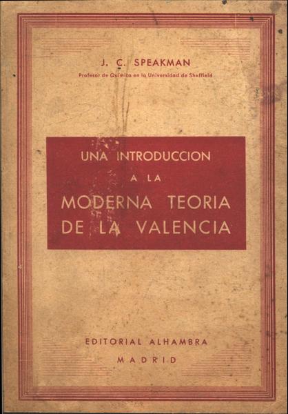 Una Introduccion A La Moderna Teoria De La Valencia