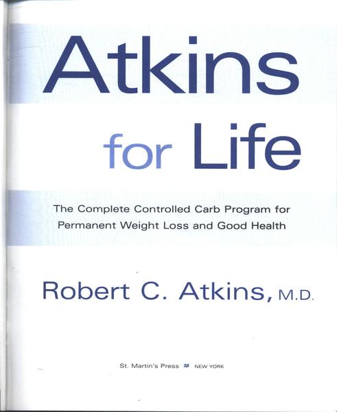 Atkins For Life