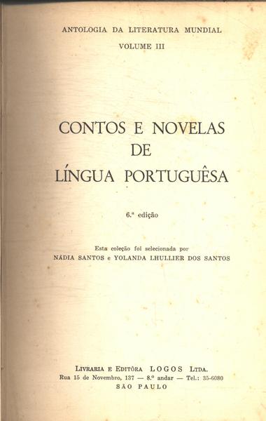 Contos E Novelas De Língua Portuguesa