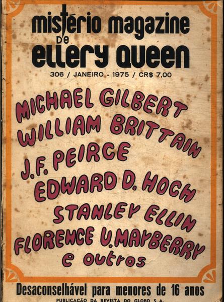 Mistério Magazine De Ellery Queen N°306