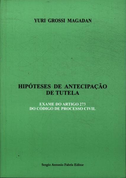 Hipóteses De Antecipação De Tutela