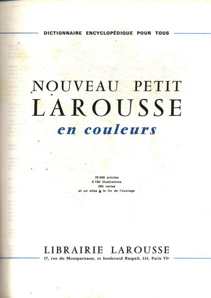 Nouveau Petit Larousse En Couleurs