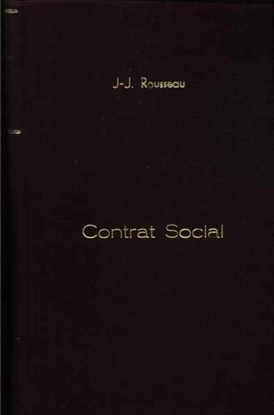Contrat Social Ou Principes Du Droit Politique