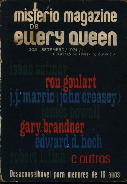 Mistério Magazine De Ellery Queen Nº 302