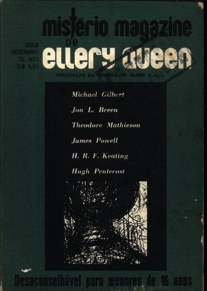 Mistério Magazine De Ellery Queen Nº 293