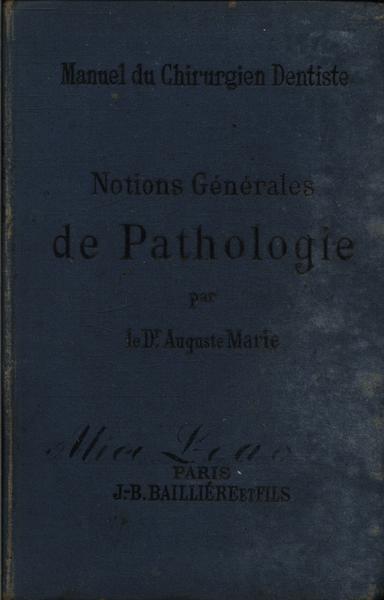 Notions Génerales De Pathologie