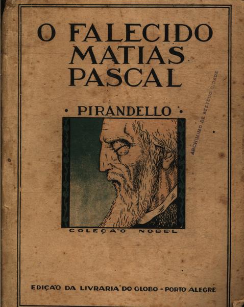 O Falecido Matias Pascal