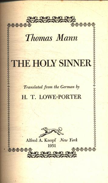 The Holy Sinner