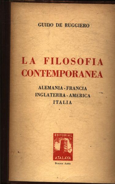 La Filosofia Contemporanea