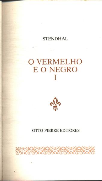 O Vermelho E O Negro (Em 2 Volumes)