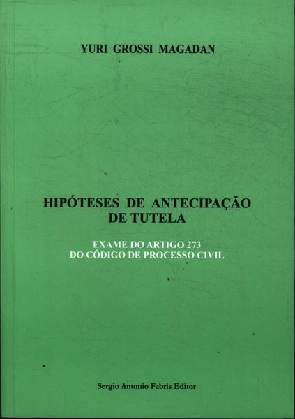 Hipóteses De Antecipação De Tutela