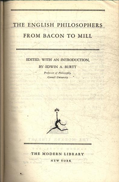 The English Philosophers From Bacon To Mill