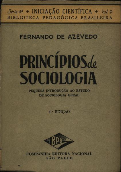 Princípios De Sociologia