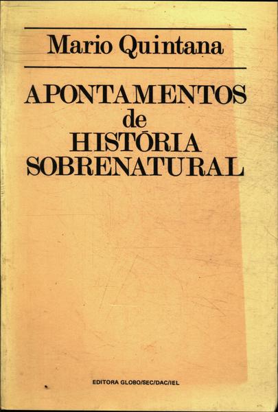 Apontamentos De História Sobrenatural