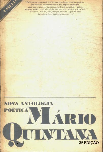 Nova Antologia Poética Mário Quintana