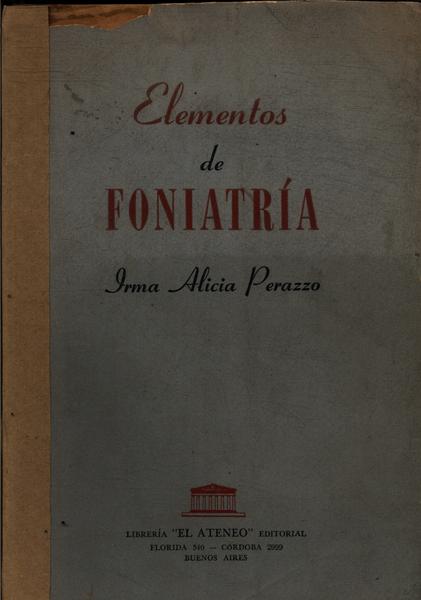 Elementos De Foniatría