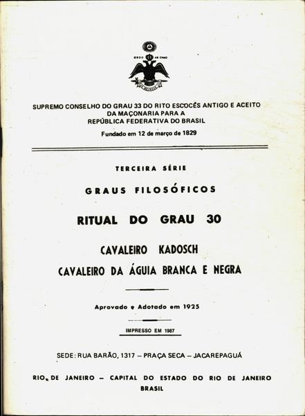 Ritual Do Grau 30