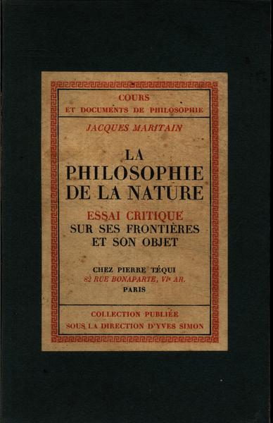 La Philosophie De La Nature