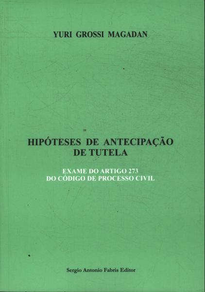 Hipóteses De Antecipação De Tutela