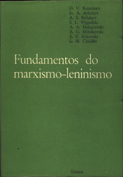 Fundamentos Do Marxismo-leninismo