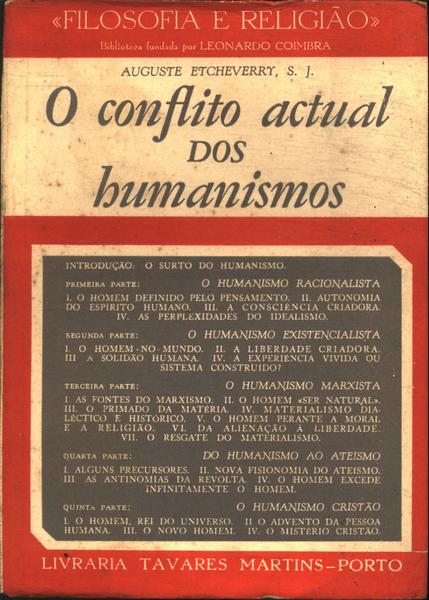 O Conflito Actual Dos Humanismos