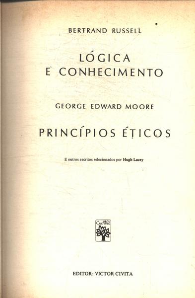 Os Pensadores: Bertrand Russell, George Edward Moore