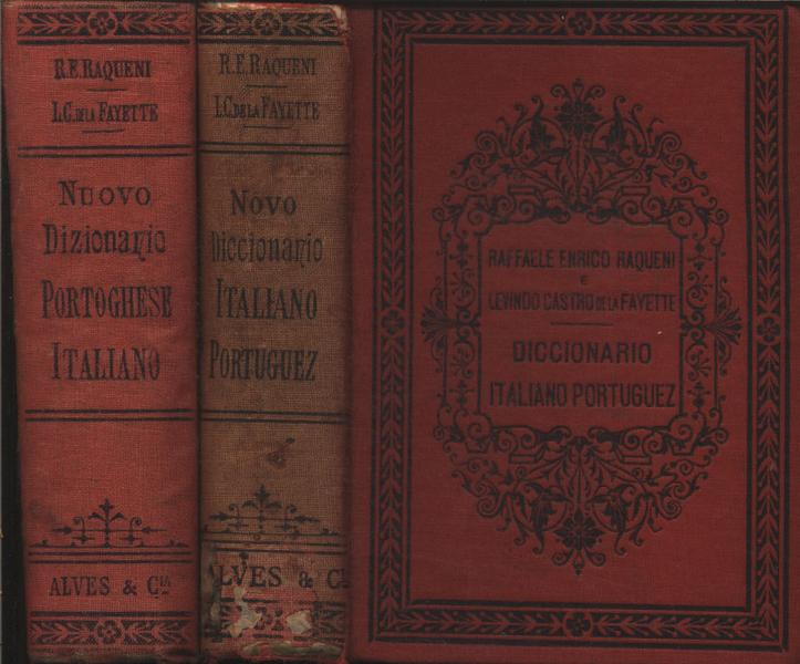 Novo Diccionario Italiano-portuguez (2 Volumes)