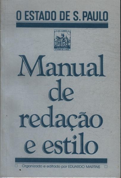 Manual De Redação E Estilo