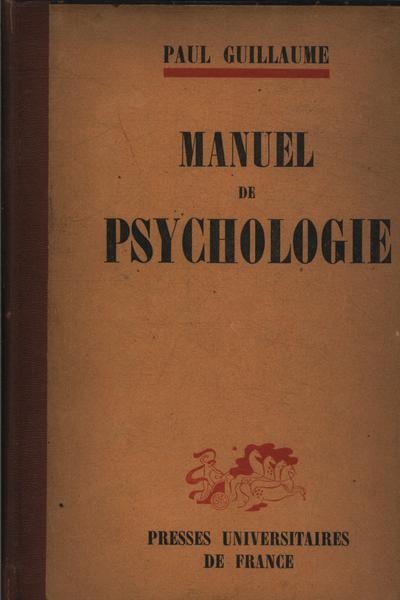 Manuel De Psychologie