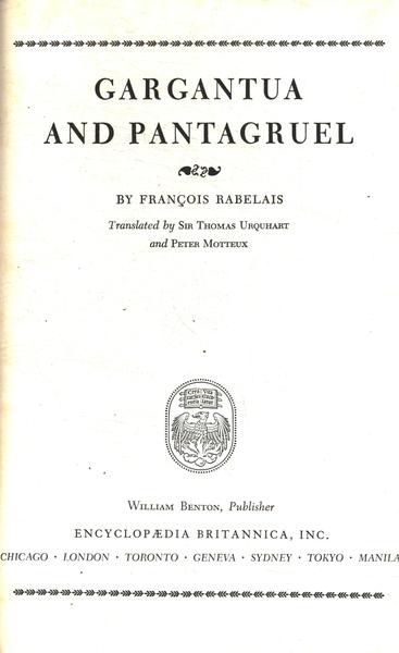Gargantua And Pantagruel